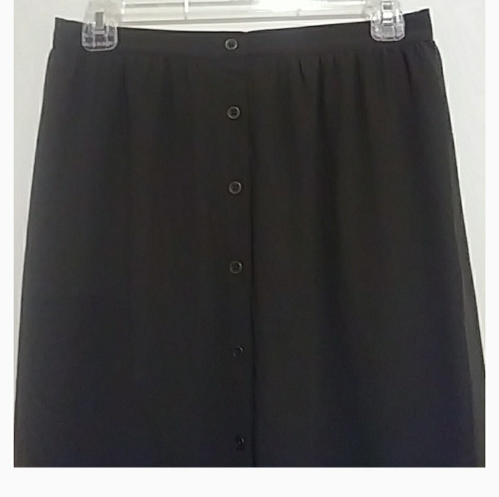 Button down Chiffon Maxi Skirt - Picture 4 of 5